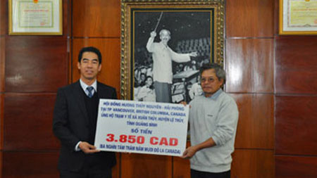 Overseas Vietnamese support people in Central region